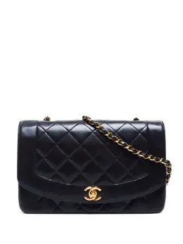 CHANEL Pre-Owned: Чёрная сумка 