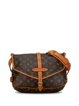 Louis Vuitton Pre-Owned: Коричневая сумка через плечо 