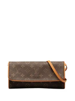 Louis Vuitton Pre-Owned: Коричневая сумка через плечо 