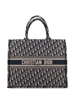 Christian Dior Pre-Owned: Синяя сумка-шоппер 