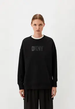 DKNY: Чёрный свитшот 