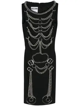 Moschino Pre-Owned: Платье миди 