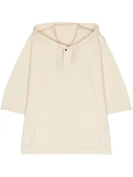 Homme Plissé Issey Miyake: Футболка с капюшоном 