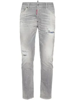 DSQUARED2: Рваные джинсы 