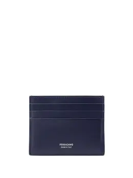 Ferragamo: Синий картхолдер 