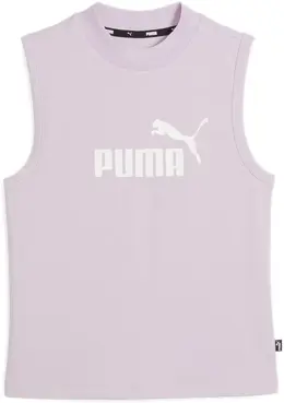 PUMA: Фиолетовая майка  Ess