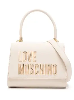 Love Moschino: Светлая сумка-шоппер 