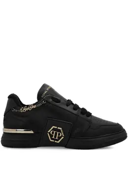 Philipp Plein: Чёрные кроссовки 