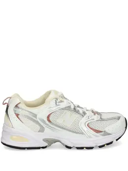 New Balance: Белые кроссовки 