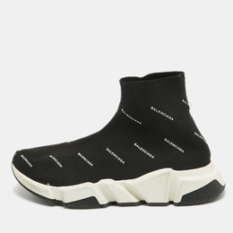 Balenciaga: Чёрные кроссовки  Speed Trainer