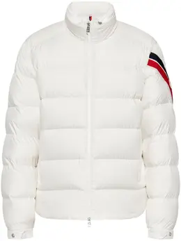 Moncler: Белая куртка 