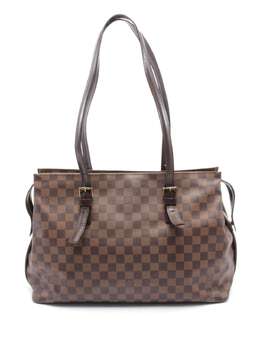 Louis Vuitton Pre-Owned: Коричневая сумка-шоппер 