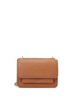 Michael Kors: Коричневая сумка через плечо 