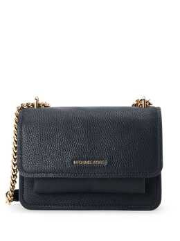 Michael Kors: Чёрная сумка через плечо 