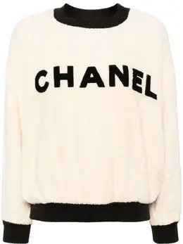 CHANEL Pre-Owned: Флисовый свитшот 