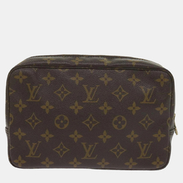 Louis Vuitton: Коричневый клатч 