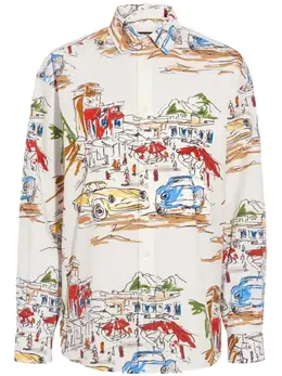 Jacquemus: Белая рубашка  La Chemise Simon
