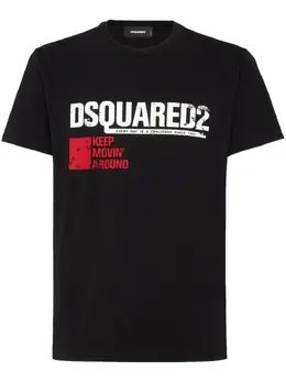 DSQUARED2: Футболка с принтом 