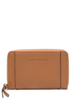 Longchamp: Коричневый кошелёк 