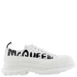 Alexander McQueen: Белые кроссовки  Tread Slick