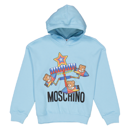 Moschino: Голубая толстовка  Teddy Bear