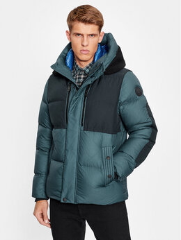 Woolrich: Синий пуховик 