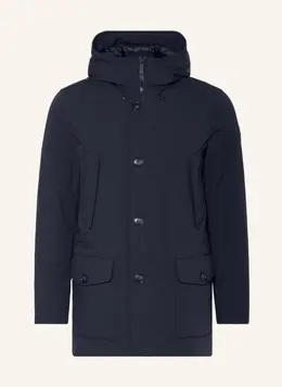 Woolrich: Синий пуховик 