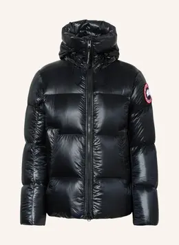 Canada Goose: Чёрный пуховик