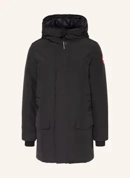 Canada Goose: Чёрный пуховик 