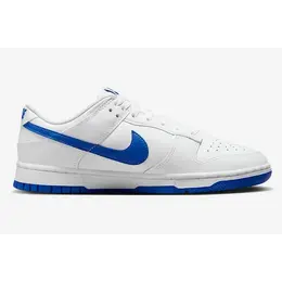 NIKE: Белые кеды  Dunk Low