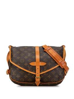 Louis Vuitton Pre-Owned: Коричневая сумка через плечо 