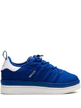 adidas: Голубые кроссовки  Campus