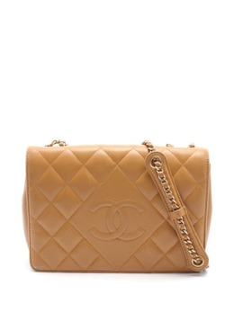 CHANEL Pre-Owned: Бежевая сумка 