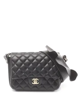 CHANEL Pre-Owned: Чёрная сумка 