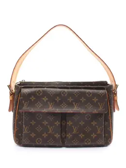 Louis Vuitton Pre-Owned: Коричневая сумка 