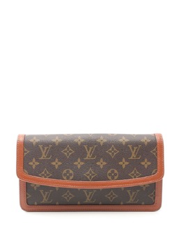 Louis Vuitton Pre-Owned: Коричневый клатч 