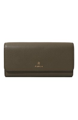 Furla: Кошелёк цвета хаки 