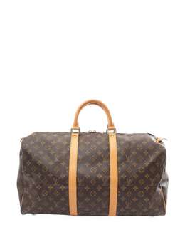 Louis Vuitton Pre-Owned: Коричневая сумка 