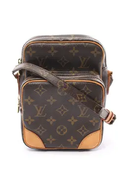 Louis Vuitton Pre-Owned: Коричневая сумка через плечо 