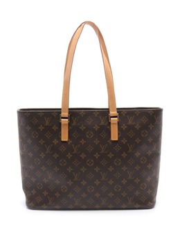 Louis Vuitton Pre-Owned: Коричневая сумка-шоппер 