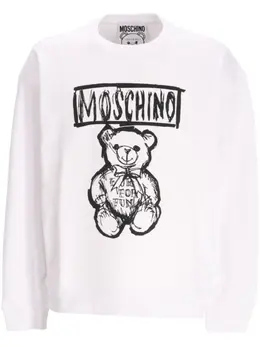 Moschino: Свитшот с принтом 