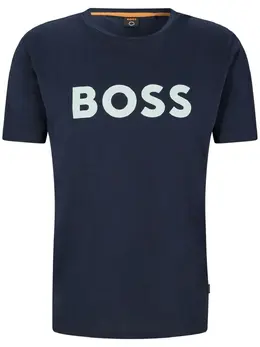BOSS: Хлопковая футболка 