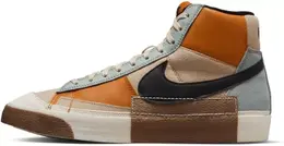 Nike: Оранжевые кеды Blazer Mid