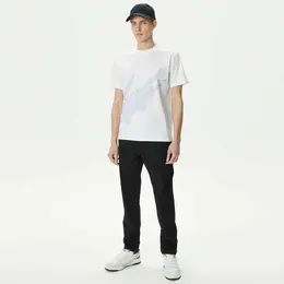 LACOSTE: Чёрные брюки 