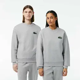 LACOSTE: Серый свитшот 