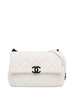 CHANEL Pre-Owned: Белая сумка через плечо 