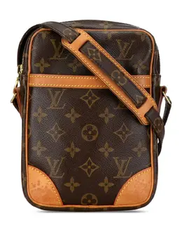 Louis Vuitton Pre-Owned: Коричневая сумка через плечо 