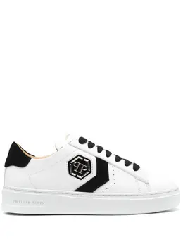 Philipp Plein: Белые кроссовки 
