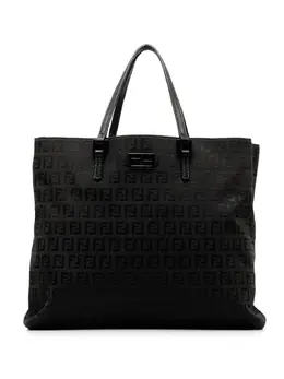 Fendi Pre-Owned: Чёрная сумка-шоппер 