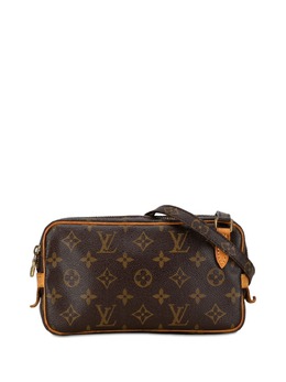 Louis Vuitton Pre-Owned: Коричневая сумка через плечо 